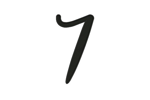 7 Number: A Charming Addition to Your Embroidery Collection