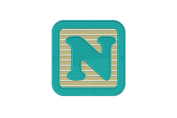 Alphabet N Letter: A Stylish Embroidery for Custom Apparel