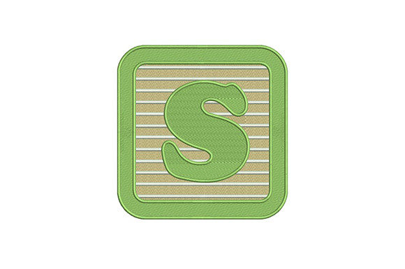 Alphabet S Letter: A Charming Embroidery Design