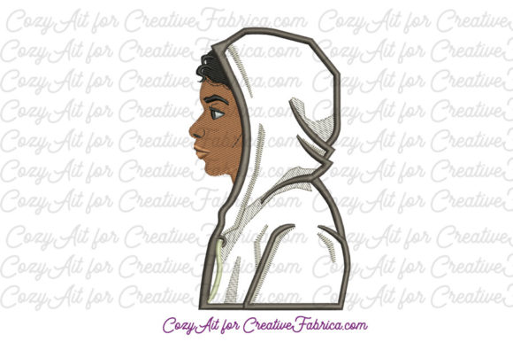 Cute Boy in Hoodie: A Perfect Embroidery Design