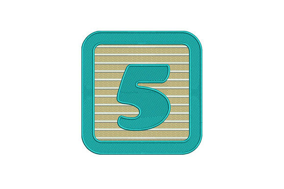 Frame Five Number: A Versatile Embroidery Design