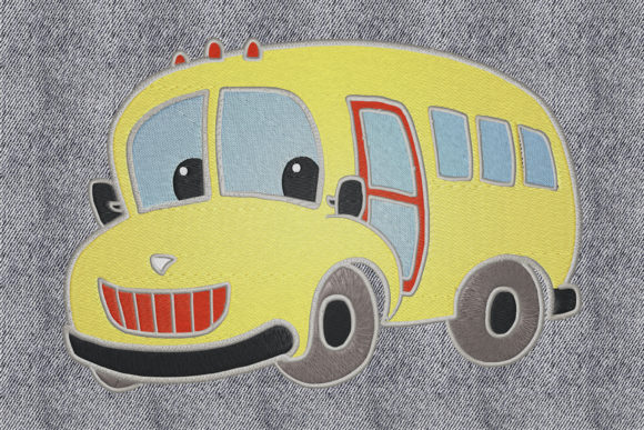 Happy School Bus: A Charming Addition to Your Embroidery Projects