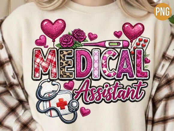 Review of Medical Assistant Embroidery Patch PNG