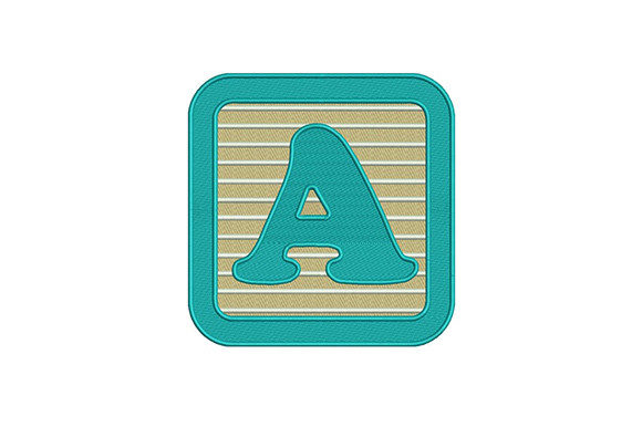 Sea Green a Letter: A Fresh Embroidery Design